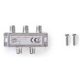 nedis sspl410me satellite f splitter max 115 db insertion loss 5 2400 mhz 4 outputs extra photo 3