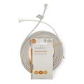 nedis tcgl90200wt100 telecom cable rj11 male rj11 male 100m whitet extra photo 2