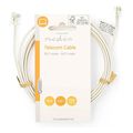 nedis tcgl90200wt20 telecom cable rj11 male rj11 male 200m white extra photo 2