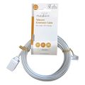 nedis tcgl90205wt50 telecom extension cable rj11 male rj11 female 500m white extra photo 2