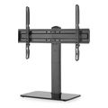 nedis tvsm2040bk fixed tv dest stand 37 70 adjustable pre fixed heights steel tempered glass extra photo 1