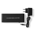 nedis vspl3474at hdmi splitter with 4ports 4k60hz anthracite extra photo 4