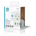 nedis wifip151fwt smartlife wi fi smart plug with type f 1xusb c 2xusb 3680w whitep extra photo 6