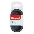 legrand polyprizo 2s fis black grey extra photo 1