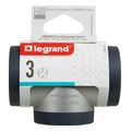 legrand polyprizo 3s fis black grey extra photo 2