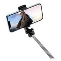 xo ss09 selfie stick me ensomatomeno tripodo kai tilexeiristirio extra photo 1