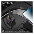 lamtech high power 3 port car charger 60w black lam980497 extra photo 1 lamtech high power 3 port car charger 60w black lam980497 extra photo 1