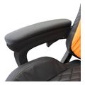 baracuda gaming chair whale black orange whale extra photo 6