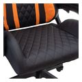 baracuda gaming chair whale black orange whale extra photo 7