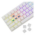 white shark mechanical keyboard gk 002221v2 us blue switch wakizashi 2 white extra photo 1
