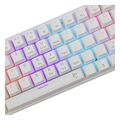 white shark mechanical keyboard gk 002221v2 us blue switch wakizashi 2 white extra photo 2