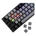 white shark mechanical keyboard gk 002721v2 us blue switch wakizashi 2 grey black extra photo 1