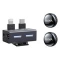 boyalink 3 type c lightning 35mm ai powered button wireless microphone 2 tx 1 rx cha cas extra photo 2 boyalink 3 type c lightning 35mm ai powered button wireless microphone 2 tx 1 rx cha cas extra photo 2