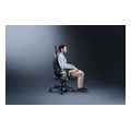 razer iskur v2 black leather gaming chair lumbar support memory foam head cushion extra photo 1