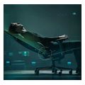 razer iskur v2 black leather gaming chair lumbar support memory foam head cushion extra photo 2