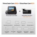 70mai a200 1 front rear dash cam w screen set with rc11 rearview camera 1080p 60fps 130fov 500 extra photo 4 70mai a200 1 front rear dash cam w screen set with rc11 rearview camera 1080p 60fps 130fov 500 extra photo 4