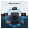70mai a400 1 dash cam grey w screen set w rearview cam rc09 1440p 145fov 500mah car camera extra photo 5
