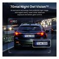 70mai a400 1 dash cam grey w screen set w rearview cam rc09 1440p 145fov 500mah car camera extra photo 6