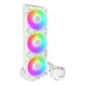 arctic liquid freezer iii pro 420 a rgb white multi compatible aio cpu water cooler with a rgb extra photo 1
