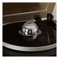 lenco tta 080si record stabiliser with rgb light effects and disco ball in one silver extra photo 2