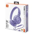 jbl tune 520c purple on ear wired headphones extra photo 4