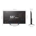 tv tesla q55e655gus 55 qled 4k ultra hd smart wifi google tv extra photo 5