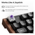 keychron k10 he k10h f1 special wood edition wireless magnetic hall effect rgb keyboard 100 us extra photo 1