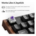 keychron k10 he k10h j1 shine through wireless magnetic hall effect rgb keyboard 100 us extra photo 4