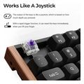 keychron k8 he k8h f1 special wood edition wireless magnetic hall effect rgb keyboard 80 us extra photo 5