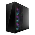 arctic xtender black black window w o gpu vertical mount mid tower case w a rgb fans extra photo 4