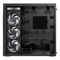 arctic xtender black black window w o gpu vertical mount mid tower case w a rgb fans extra photo 5