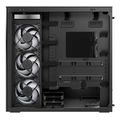 case arctic xtender mirror black window w o gpu vertical mount mid tower case w a rgb fans extra photo 4