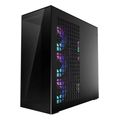 arctic xtender black mirrow black window with gpu vertical mount mid tower case w a rgb fans extra photo 3
