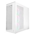 arctic xtender white transparent window with gpu vertical mount mid tower case w a rgb fans extra photo 6