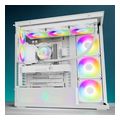 arctic xtender white transparent window w o gpu vertical mount mid tower case w a rgb fans extra photo 5