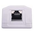 cablexpert cat6a ftp single port surface mount box white ncac 1f6a 01 extra photo 1