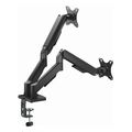 gembird adjustable desk 2 display mounting arm with usb ports 17� 32� black ma da2u 01 extra photo 1