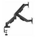 gembird adjustable desk 2 display mounting arm with usb ports 17� 32� black ma da2u 01 extra photo 2