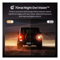 70mai dash cam 4k t800 hd rear cam 512gb sd 3 channel w dual 4k imx678 hdr night vision ai extra photo 2