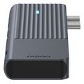 multiport adapter rapoo ucm 2003 7 in 2 usb a usb c hdmi sd microsd black extra photo 5