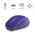 hama “wm 500” wireless mouse ergonom 6 buttons no click noise battery purple extra photo 4 hama “wm 500” wireless mouse ergonom 6 buttons no click noise battery purple extra photo 4