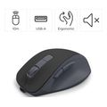 hama �wm 500� wireless mouse ergonom 6 buttons w o click noise battery blk extra photo 4