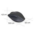 hama �wm 500� wireless mouse ergonom 6 buttons w o click noise battery blk extra photo 5