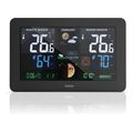 hama premium weather station with led colour display and usb charging function extra photo 1