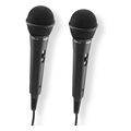 hama �karaoke� dynamic microphone jack cable 25 m adap on off set of 2 extra photo 1