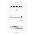 ubiquitiswitch unifi ultra 8xrj45 gbit usw ultra powered by 8023af at poe no psu incl extra photo 1