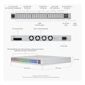 ubiquiti�switch unifi 32xrj45 gbit 16xrj45 25g 4xsfp managed poe 720w max 19 extra photo 3