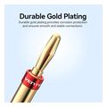 vention 1 pair speaker banana plugs gold plated extra photo 3