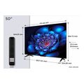 tv tcl 50p69k 50 led 4k uhd smart wifi model 2025 black extra photo 3