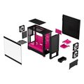 case fractal design pop air rgb magenta core tg clear tint mini tower extra photo 6